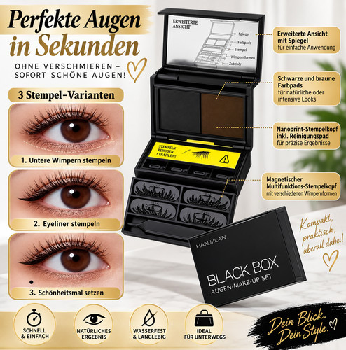 Augen make up stempel - 3-in-1, augen-make-up-stempel