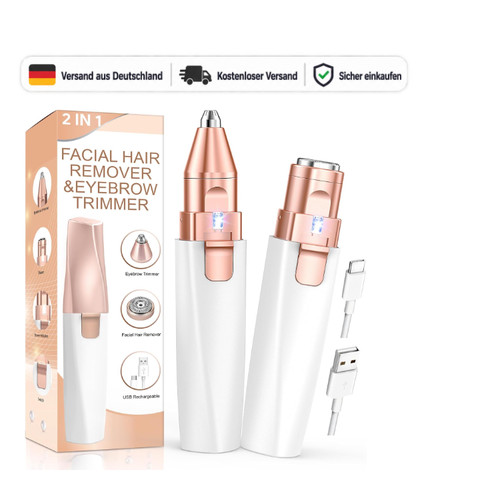Augenbrauen trimmer 1 - augenbrauen, 2-in-1
