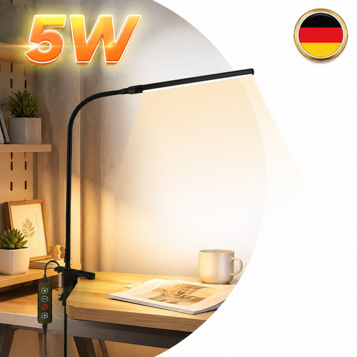 Led klemmleuchte dimmbar usb - dimmbar,