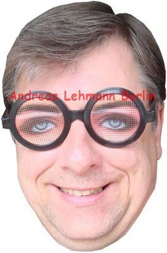 Scherzartikel brille rund - scherzartikel,