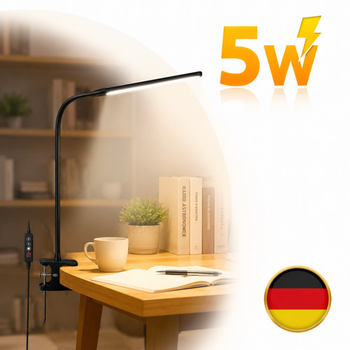 Led klemmleuchte tischlampe - klemmleuchte,