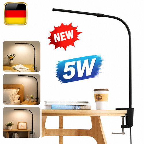 Flexibel led klemmleuchte - flexibel, led-klemmleuchte