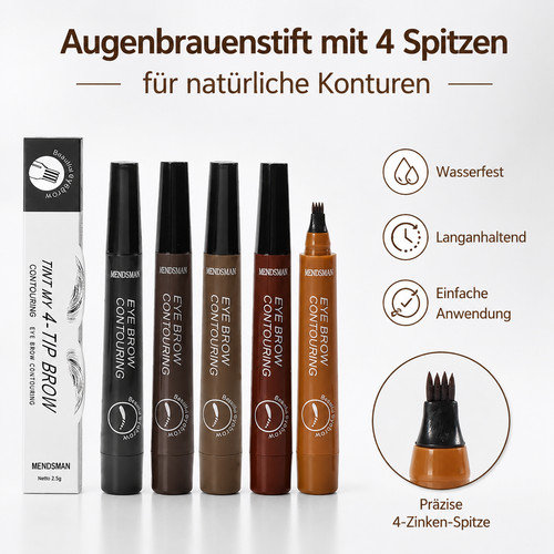 Vier spitzen augenstift - 3d, vier-spitzen