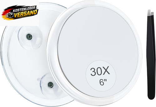 Vergrößerungsspiegel 30x mit - 30x,