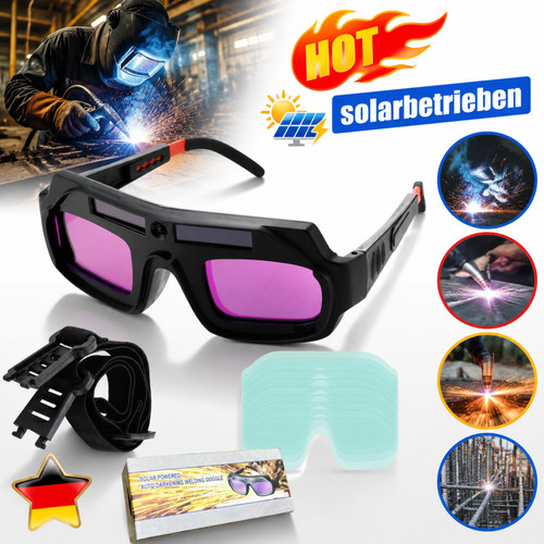 Automatik schutzbrille schwarz - schutzbrille,