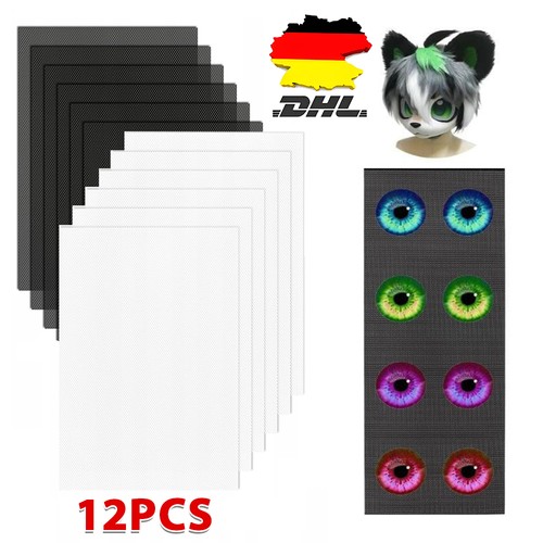 12x fursuit augen mesh 30x20cm - fursuit,