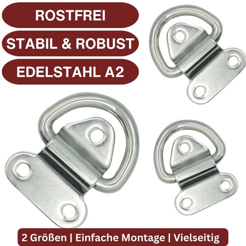 Klappauge mit ring 6mm o - mit, d-ring