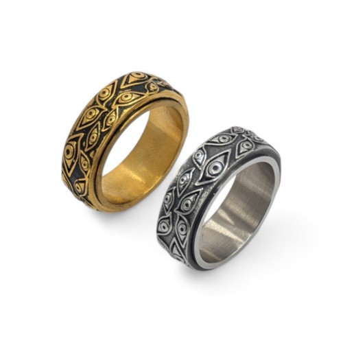 Anti stress fidget ring augen - stress,
